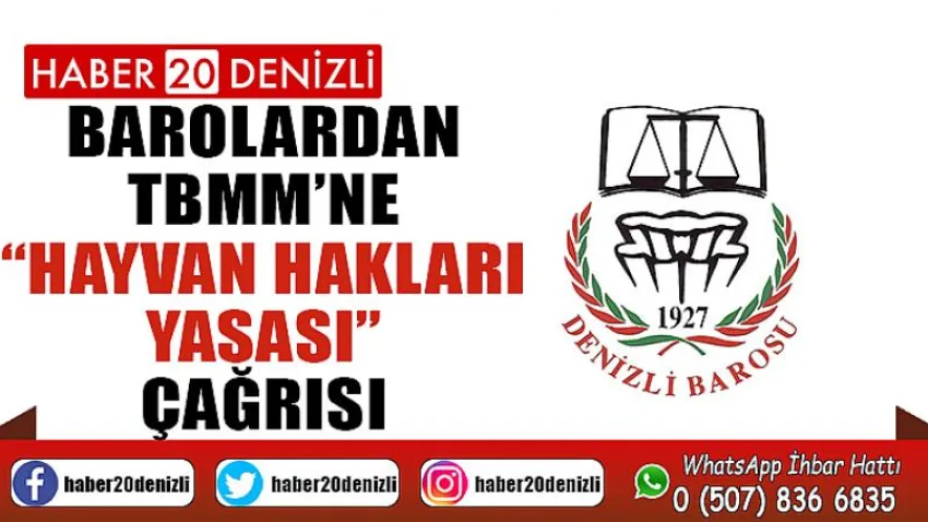 Barolardan TBMM’ne “Hayvan Hakları Yasası” Çağrısı