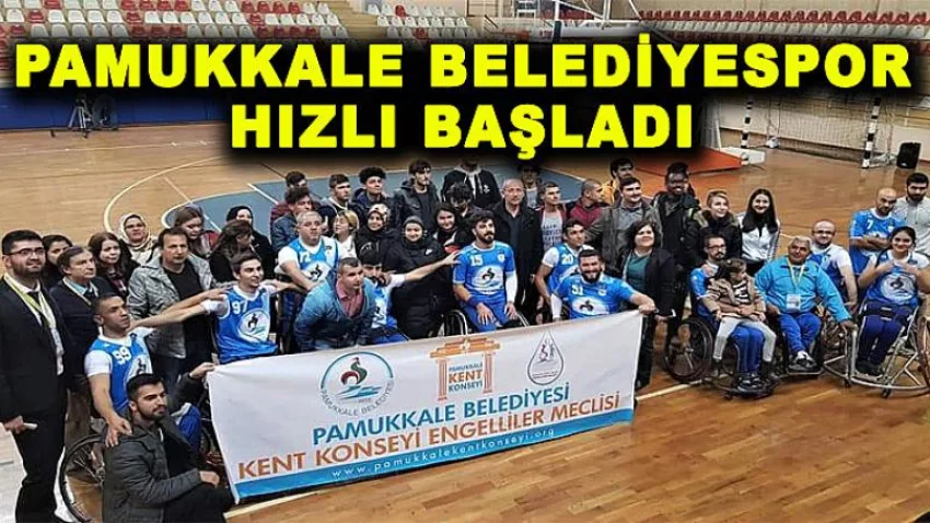 Pamukkale Belediyespor Hızlı Başladı