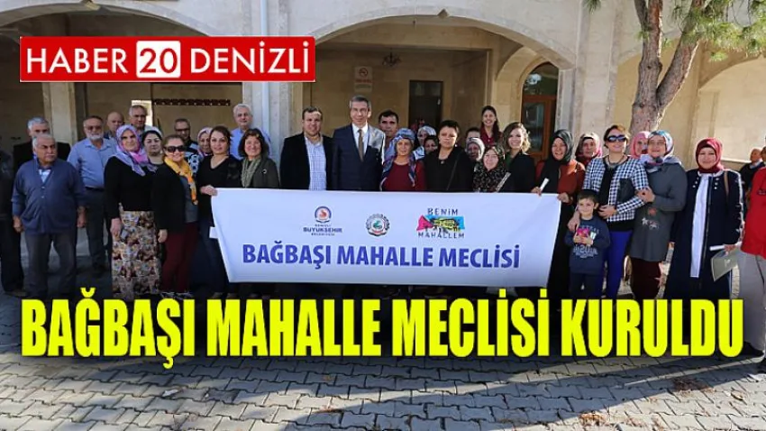 Bağbaşı Mahalle Meclisi kuruldu