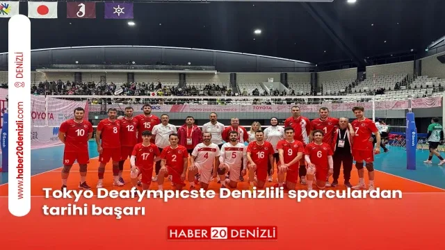 Tokyo Deafympıcste Denizlili sporculardan tarihi başarı