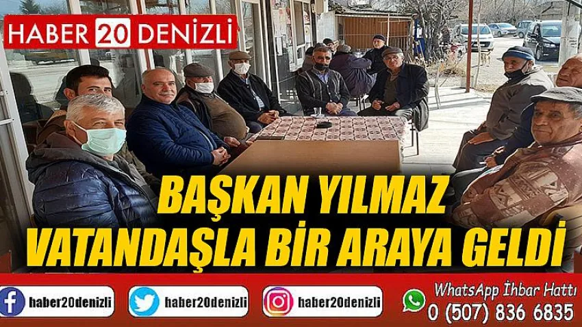 Başkan Yılmaz Vatandaşla Bir Araya Geldi