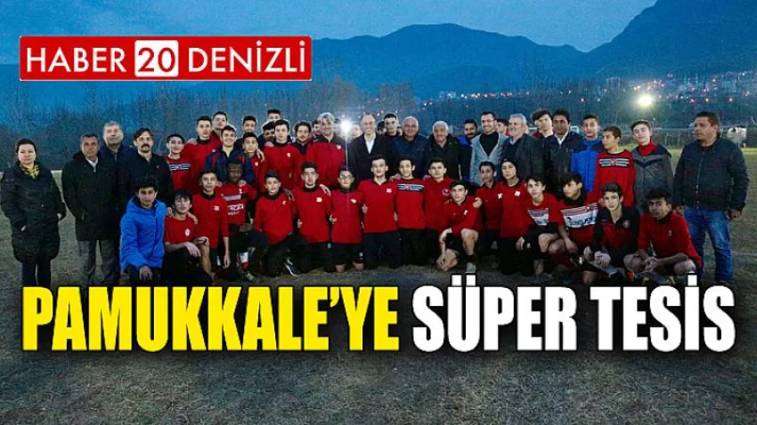 Pamukkale’ye Süper Tesis