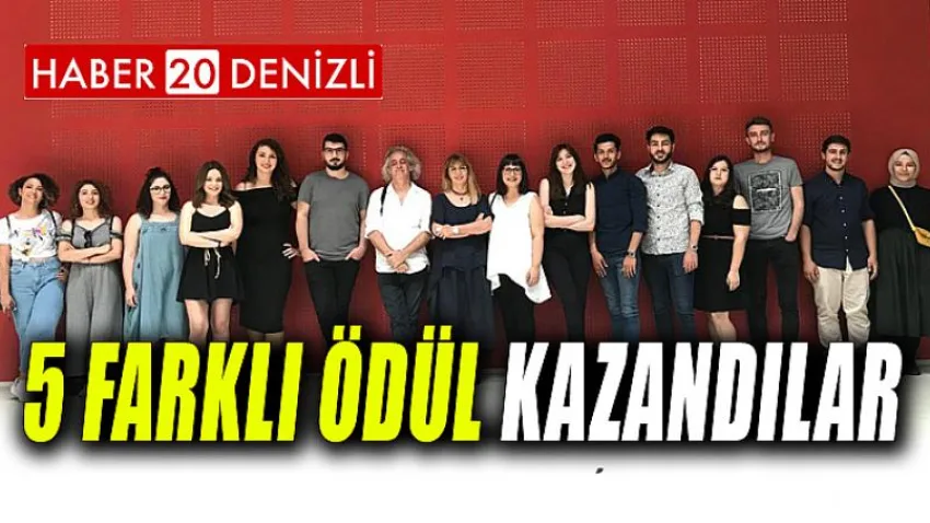 5 Farklı Ödül Kazandılar