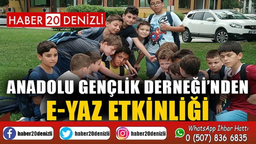 Anadolu Gençlik Derneği’nden E-Yaz Etkinliği