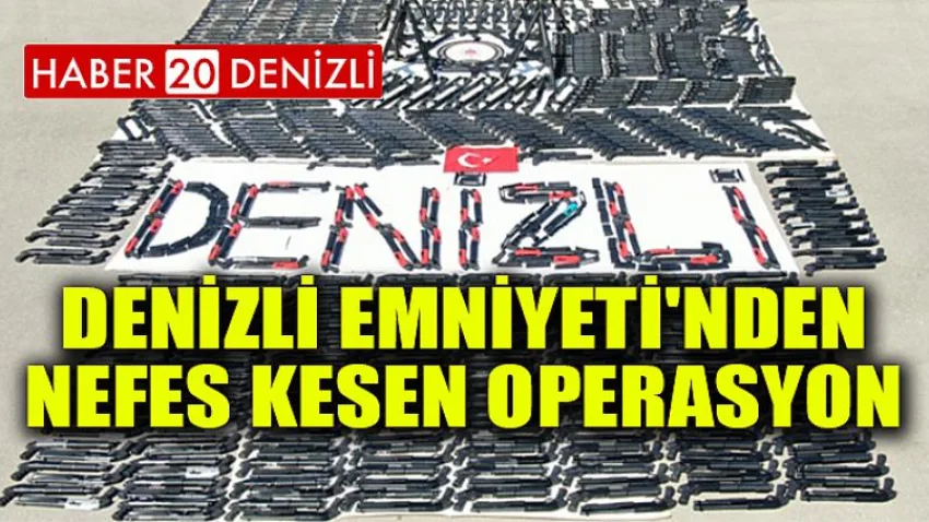 Denizli Emniyeti'nden Nefes Kesen Operasyon
