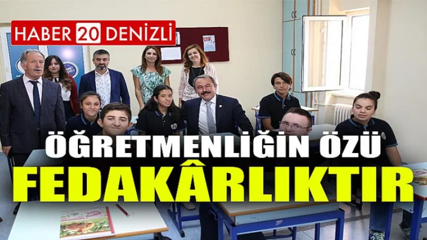 Öğretmenliğin Özü Fedakârlıktır