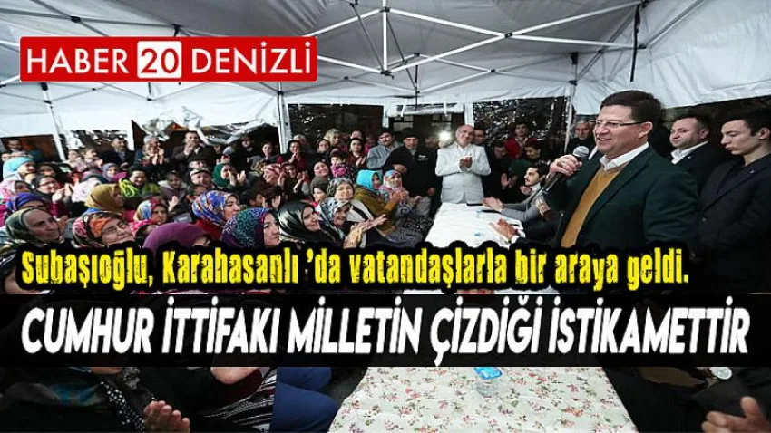 Cumhur İttifakı Milletin Çizdiği İstikamettir