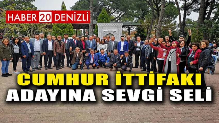 Cumhur İttifakı Adayına Sevgi Seli