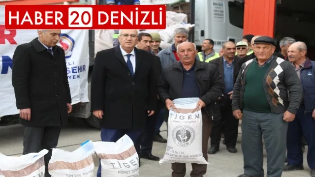 Çamelili çiftçilere tohum desteği sürüyor