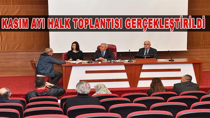 Kasım Ayı Halk Toplantısı Gerçekleştirildi