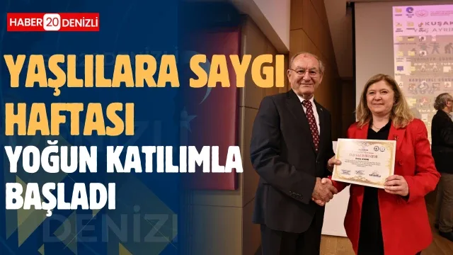 Yaşlılara Saygı Haftası yoğun katılımla başladı