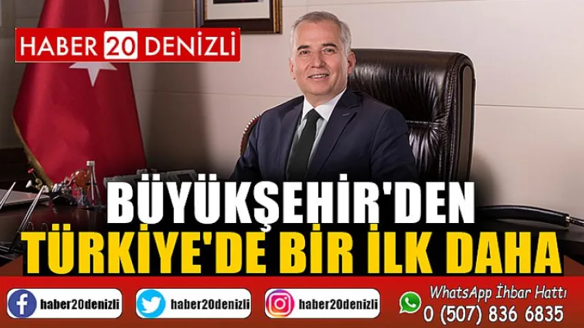 Büyükşehir'den Türkiye'de Bir İlk Daha
