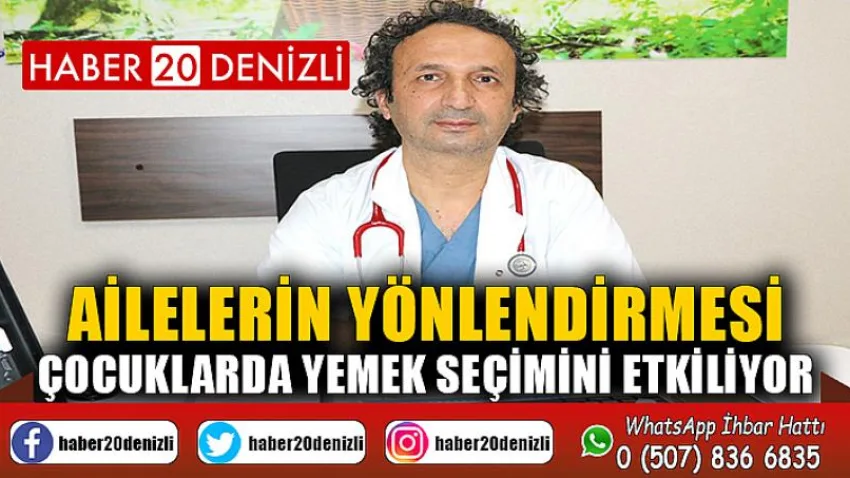 Ailelerin yönlendirmesi çocuklarda yemek seçimini etkiliyor