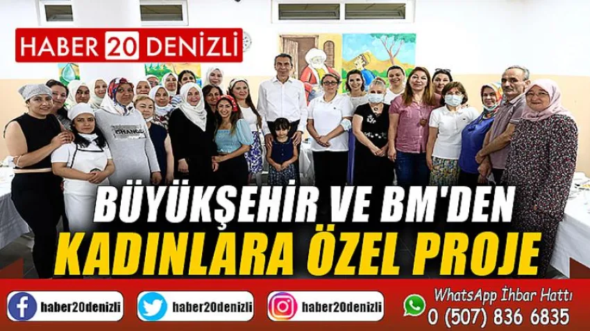 Büyükşehir ve BM'den kadınlara özel proje