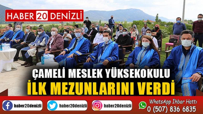 Çameli Meslek Yüksekokulu ilk mezunlarını verdi