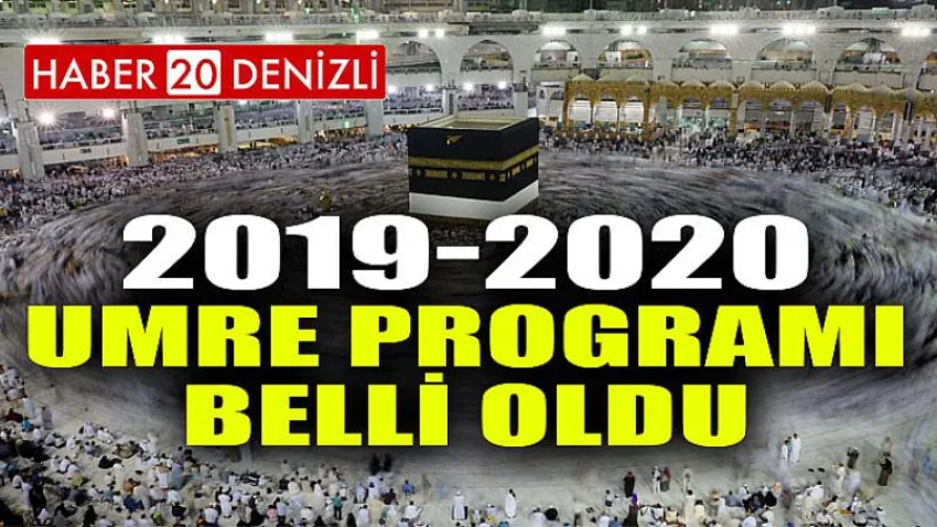 2019-2020 Umre Programı Belli Oldu