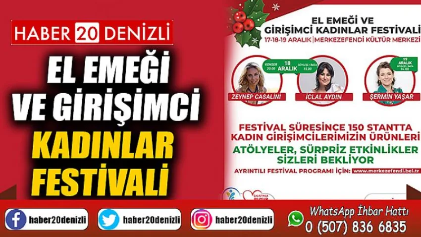 El Emeği ve Girişimci Kadınlar Festivali