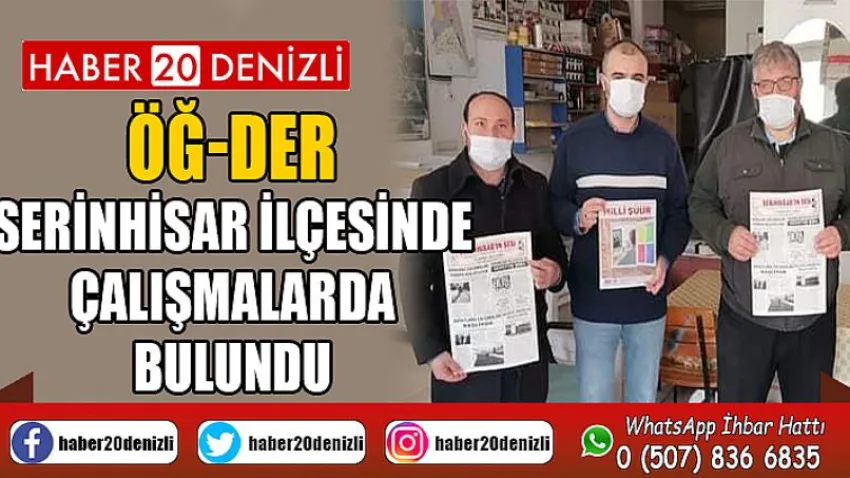 Öğ-der Serinhisar İlçesinde Çalışmalarda Bulundu