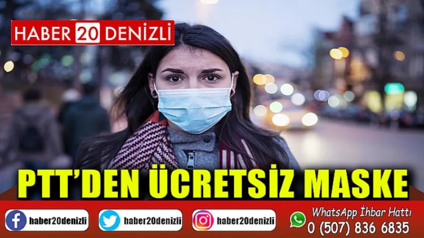 PTT ücretsiz maske dağıtımına başladı