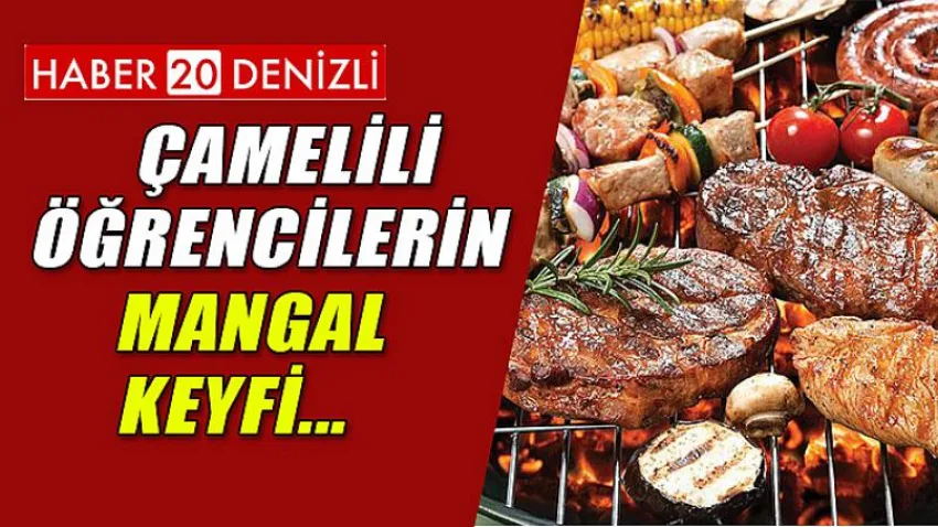 Çamelili Öğrencilerin Mangal Keyfi