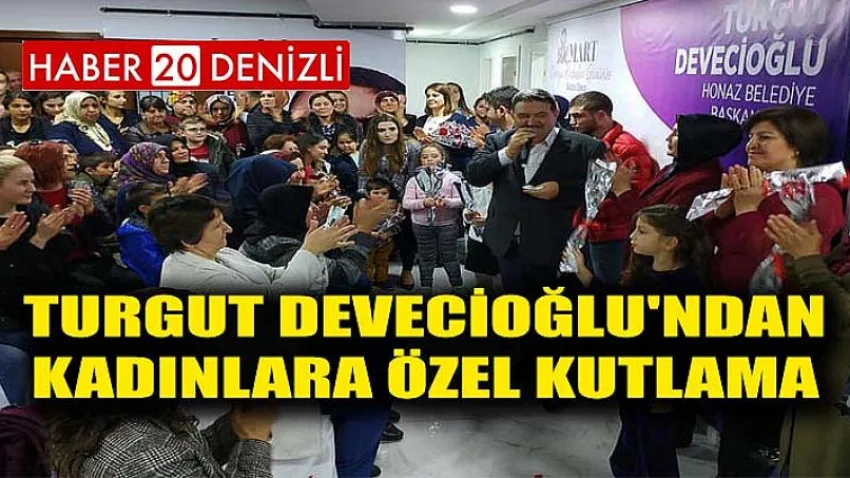 Turgut Devecioğlu'ndan Kadınlara Özel Kutlama