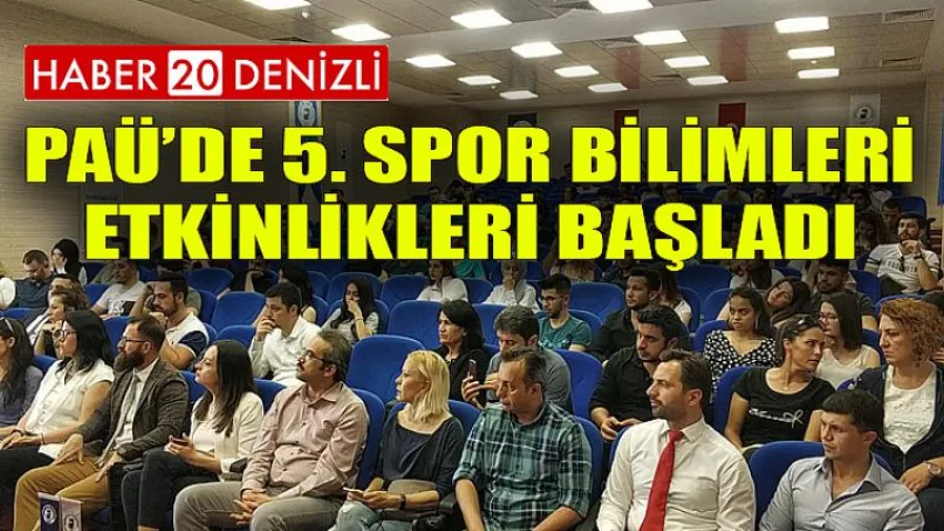 PAÜ’de 5. Spor Bilimleri Etkinlikleri Başladı