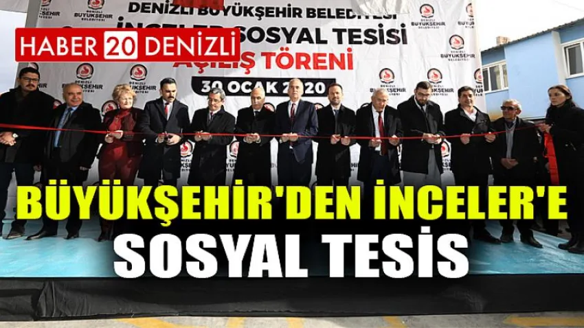 Büyükşehir'den İnceler'e Sosyal Tesis