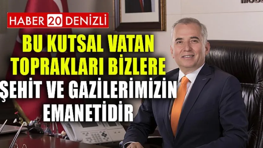 Başkan Osman Zolan’dan 19 Eylül Gaziler Günü mesajı