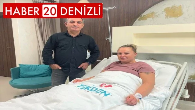 Obezite ameliyatı olmak için Almanya’dan Denizli Tekden'e geldi