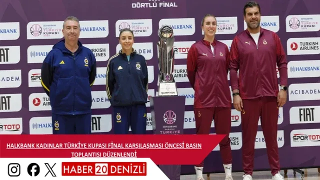 Halkbank Kadınlar Türkiye Kupası final karşılaşması öncesi basın toplantısı düzenlendi