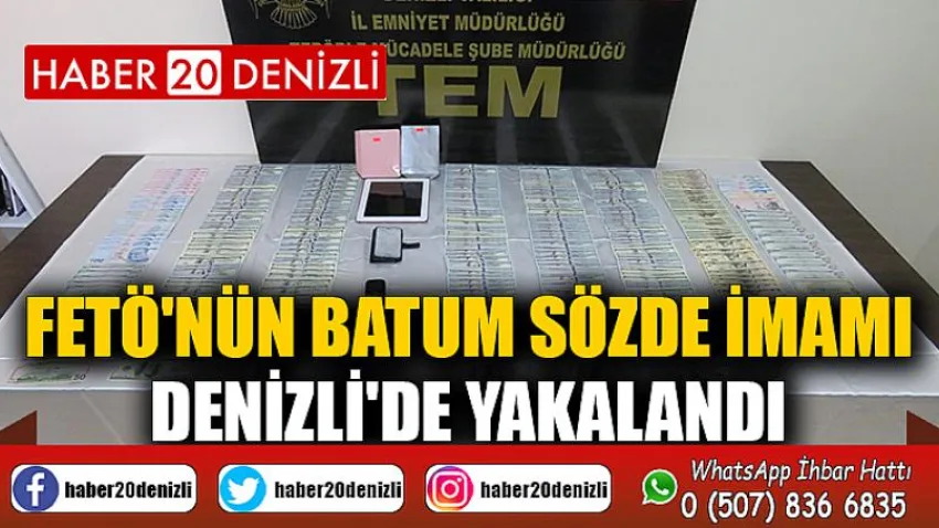 FETÖ'nün Batum sözde imamı Denizli'de yakalandı
