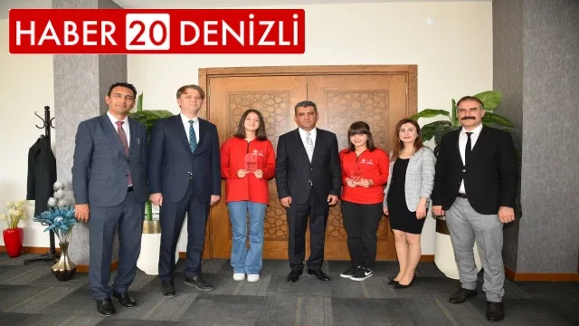 16. Ortaokul Öğrencileri Araştırma Projeleri Yarışması Finalinden Dereceye Giren Öğrencilerini Ağırladı