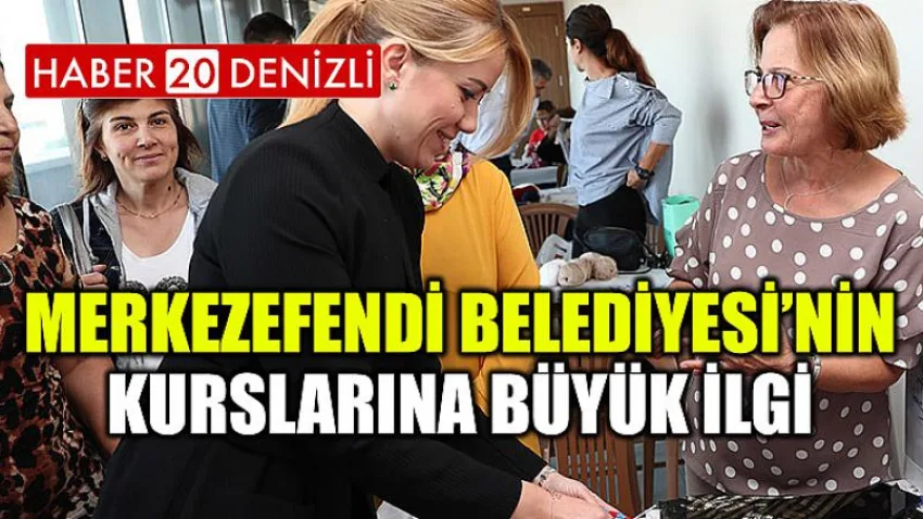 Merkezefendi Belediyesi’nin Kurslarına Büyük İlgi