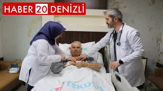 Göğüs altından açılan ufak kesiyle ağır baypas ameliyatından kurtuldu