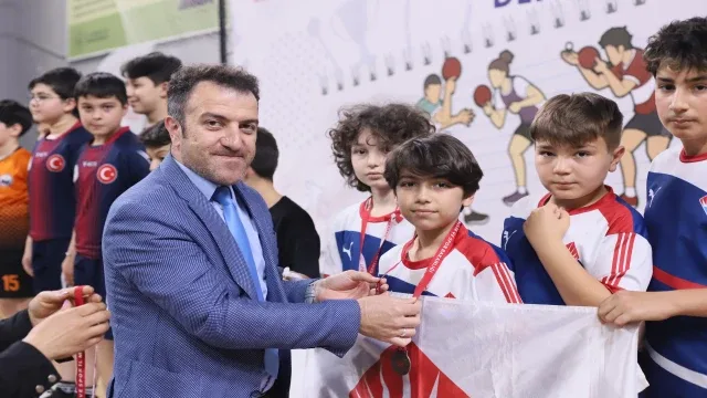 Masa Tenisi Küçükler Grup Şampiyonası heyecanı Denizli’de yaşandı