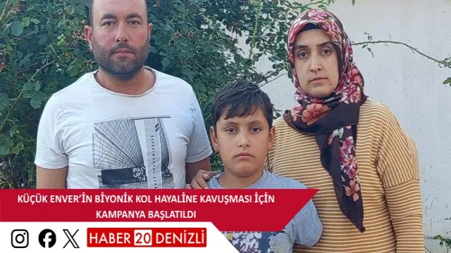 Küçük Enver’in biyonik kol hayaline kavuşması için kampanya başlatıldı