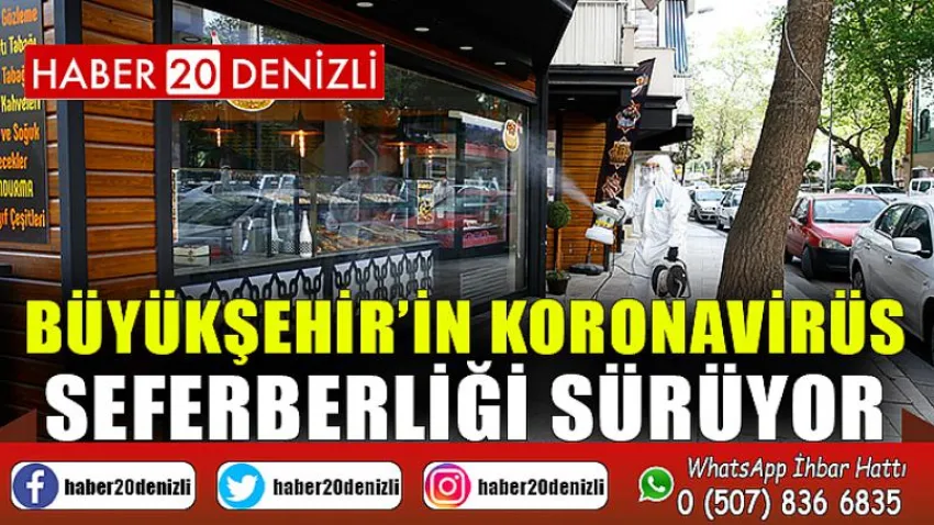 Çaybaşı Caddesi yıkanıp dezenfekte edildi