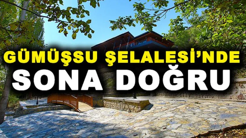 Gümüşsu Şelalesi’nde sona doğru