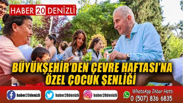 Büyükşehir’den Çevre Haftası’na özel çocuk şenliği