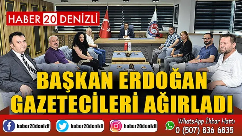 Başkan Erdoğan, Gazetecileri Ağırladı