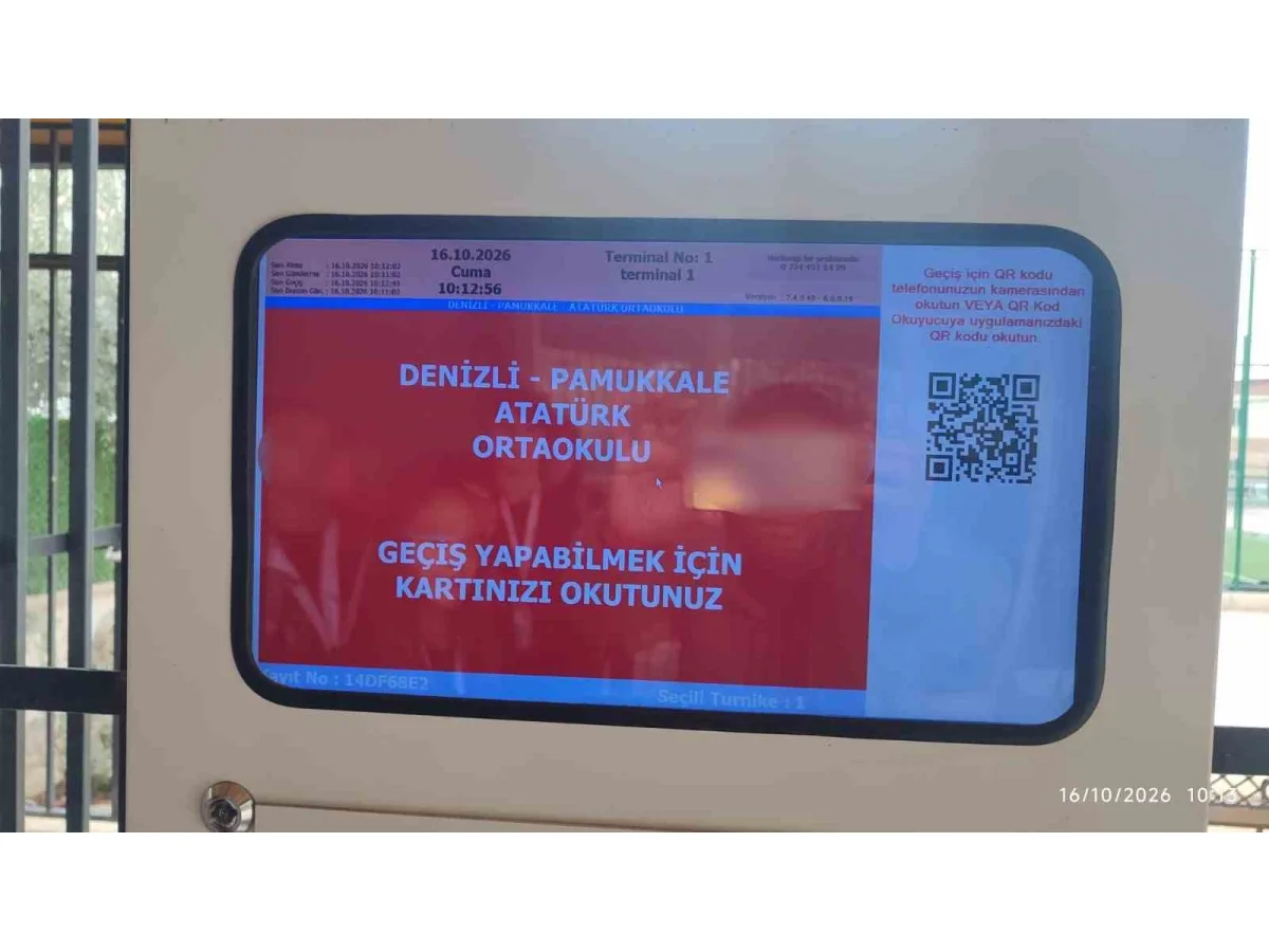 Denizli’de okullarda dedektörlü güvenlik seferberliği