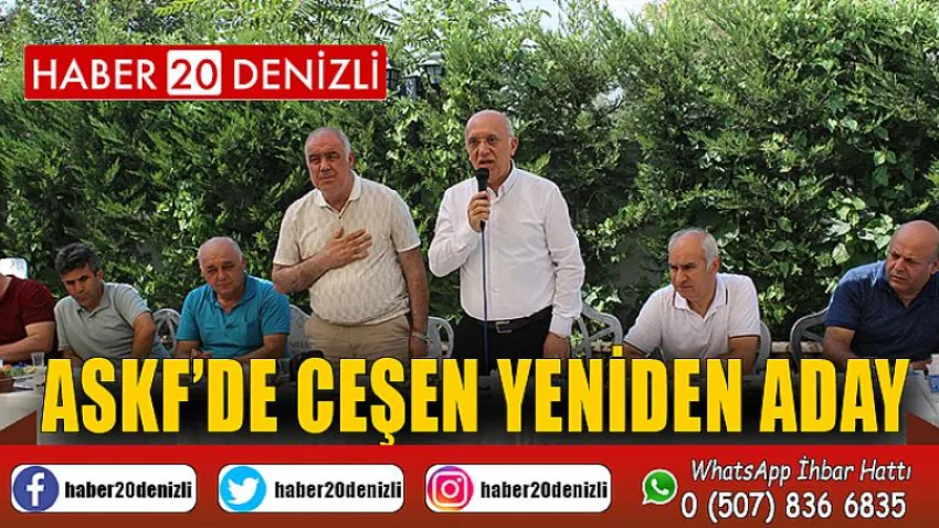 Askf’de Ceşen Yeniden Aday