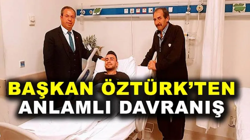Başkan Mahmut Öztürk’ten Hasta Ziyareti