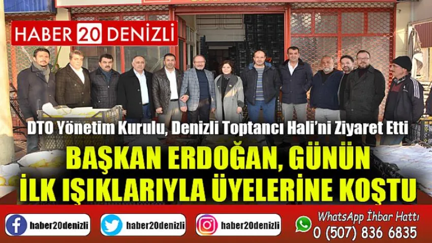 Başkan Erdoğan, Günün İlk Işıklarıyla Üyelerine Koştu