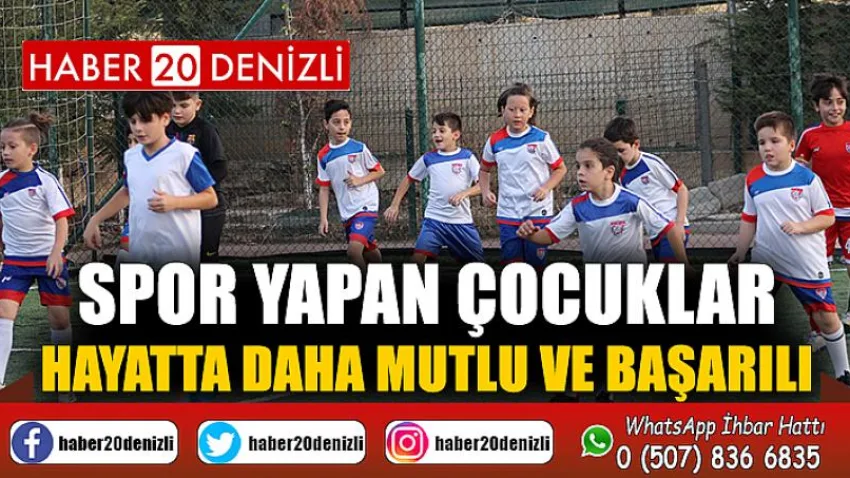 Spor yapan çocuklar hayatta daha mutlu ve başarılı