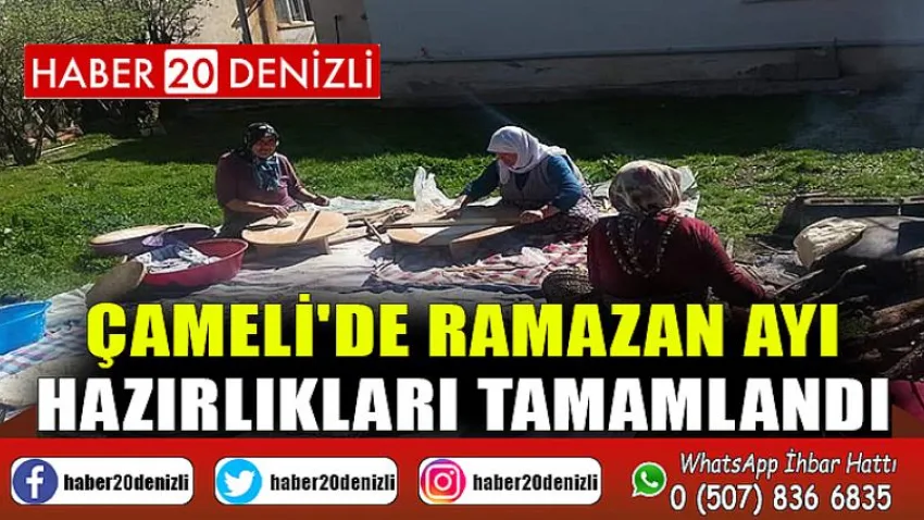 Çameli'de Ramazan Ayı Hazırlıkları Tamamlandı
