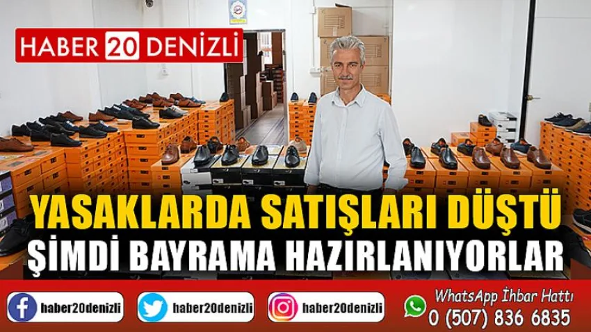 Yasaklarda satışları düştü, şimdi bayrama hazırlanıyorlar
