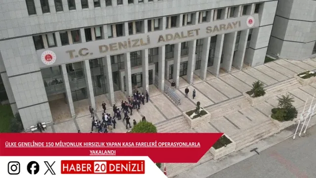 Ülke genelinde 150 milyonluk hırsızlık yapan kasa fareleri operasyonlarla yakalandı