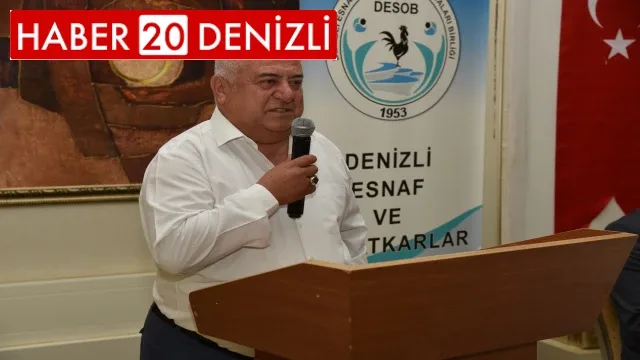 Denizli esnaf odası başkanları ekonomik gelişmeleri değerlendirdi