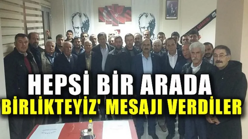 Hepsi Bir Arada 'Birlikteyiz' Mesajı Verdiler